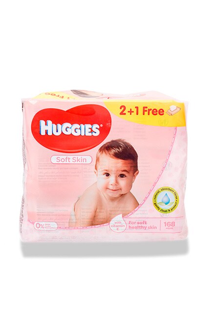HUGGIES-Влажные салфетки Huggies Soft Skin детские-5029053550213