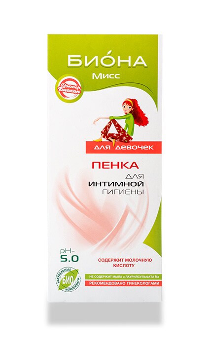 БИОКОН-Пенка для интимной гигиены Доктор Биокон Биона Мисс-4820160030695