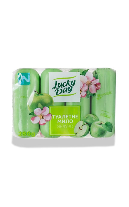 LUCKY DAY-Мыло туалетное Lucky Day Яблоко-4820195502525