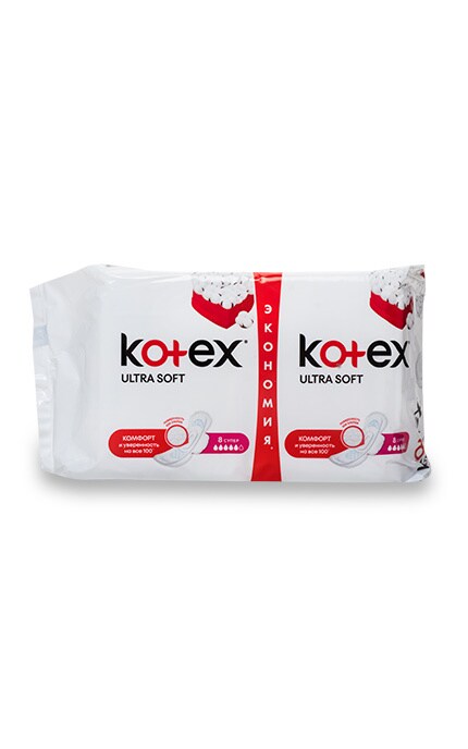 KOTEX-Прокладки Kotex Extra Soft Super Duo, 16 шт-5029053541556