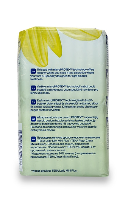 TENA-Прокладки урологические TENA Lady Slim Mini Plus, 16 шт.-7322540852868