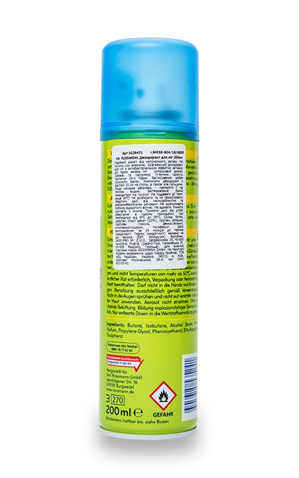 FUSSWOHL-Дезодорант для ног Fusswohl-4305615639734