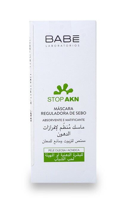 BABE-Маска Babe Stop Akn Себорегулююча з білою глиною-8437014389258