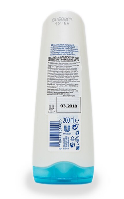 DOVE-Бальзам-ополіскувач Dove Nutritive Solutions Volume Lift Розкішний об'єм-8710447201992