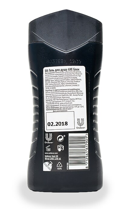 AXE-Гель для душа Axe Black 250 мл-4605922013372