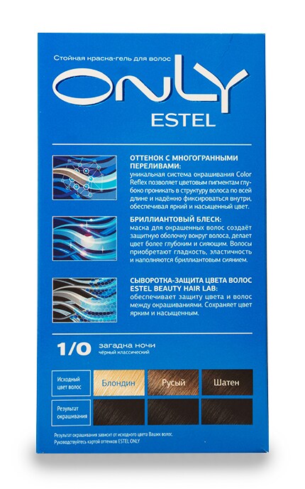 ONLY-Стойкая краска-гель для волос Estel Only-4606453047959