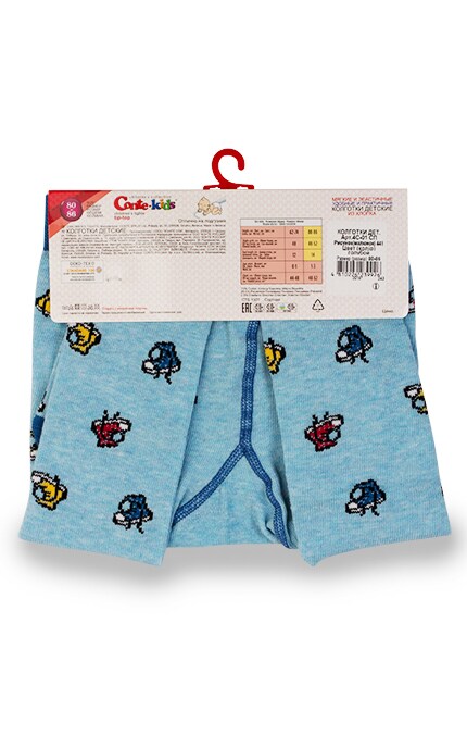 CONTE KIDS-Колготи дитячі Conte-kids Tip-top колір Блакитні, розмір 80-86-4810226239926