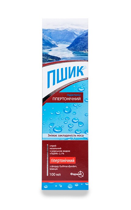 ФАРМАК-Спрей назальный Фармак Pshyk 2.1% Гипертонический с морской водой-4823002223392