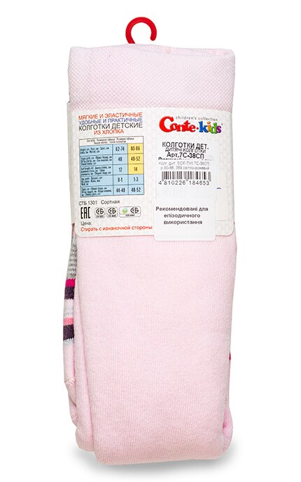 CONTE KIDS-Колготки детские Conte-kids Soft-tiki размер 80-86 светло-розовые-4810226184653