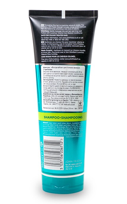 JOHN FRIEDA-Шампунь John Frieda Экстра объем-5037156236712