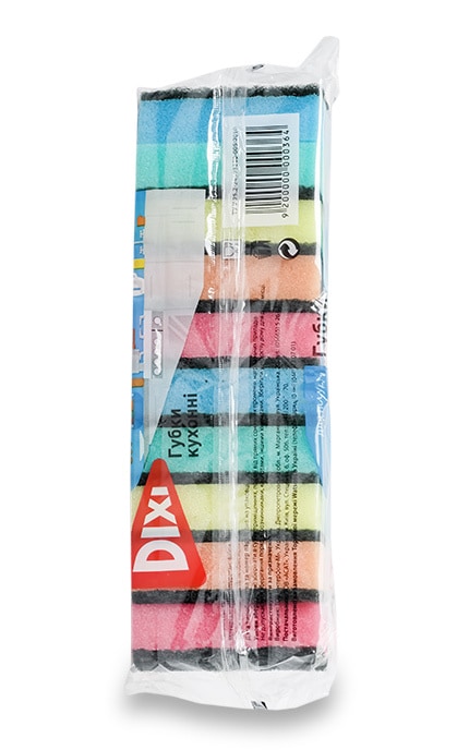 DIXI-Губки кухонні Standart, 10 шт-4823058334905