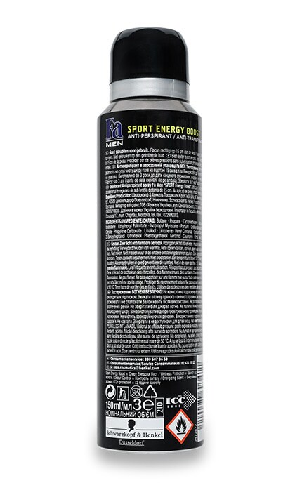 FA-Дезодорант-спрей Fa Men Sport Energy Boost-9000100736763
