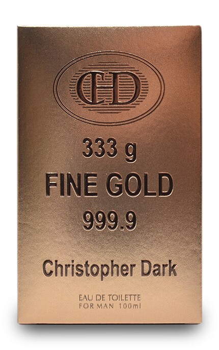 CHRISTOPHER DARK-Туалетная вода Christopher Dark Fine Gold Для мужчин-5906588002632