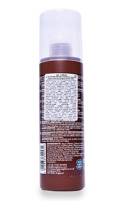 CREIGHTONS-Засіб для інтенсивного живлення волосся Creightons Crème de Coconut & Keratin Кокосове молочко та кератин Для усіх типів-5015833314571