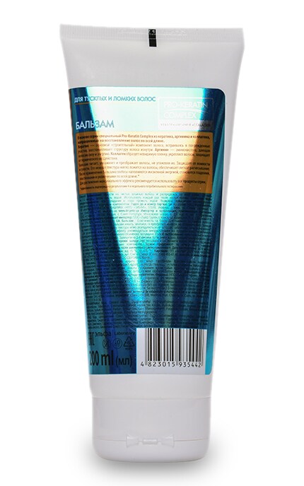 DR SANTE KERATIN-Бальзам для волос Dr.Sante Keratin Эластичность и блеск-4823015935442