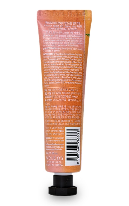 WELCOS FRUDIA-Крем для рук Frudia My Orchard Mangos teen Hand cream-8803348036333