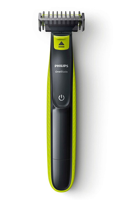 PHILIPS-Тример-стайлер-бритва Philips OneBlade QP2520/20 з 3 насадками Для вус та бороди Для чоловіків-8710103785293