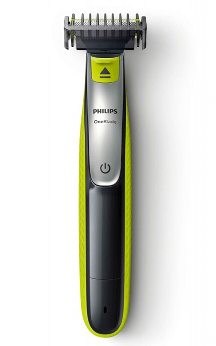 PHILIPS-Тример-стайлер-бритва Philips OneBlade QP2530/20 з 4 насадками Для вус та бороди Для чоловіків-8710103784999