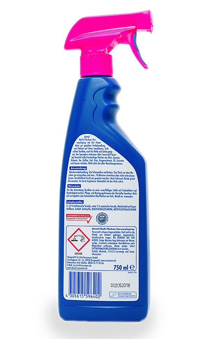 DOMOL-Пятновыводитель для одежды Domol Спрей-4305615727202