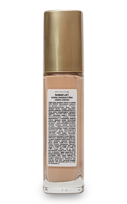 MAX FACTOR-Тональная основа стойкая Max Factor Radiant Lift Ефект сияния тон 35 Pearl Beige-3614226290540