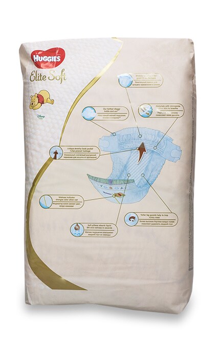 HUGGIES-Підгузки Huggies Elite Soft, розмір 1 (2-5 кг)-5029053547930