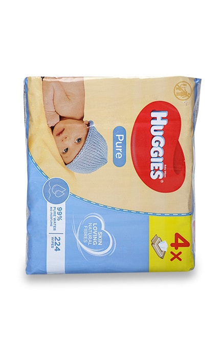 HUGGIES-Салфетки влажные Huggies Pure Quad Детские-5029053550121