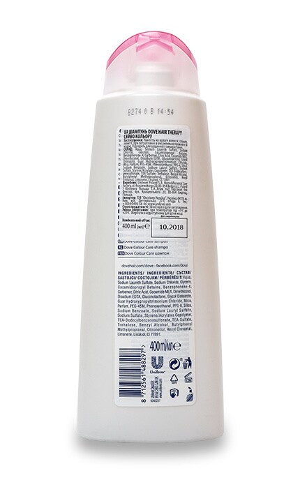 DOVE-Шампунь Dove Hair Therapy Сияние цвета -8712561488297