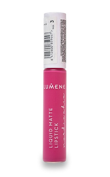 LUMENE-Помада рідка матова Lumene Nordic Chic Liquid Matte Lipstick 4 Raspberry Pink 7 мл-6412600859447