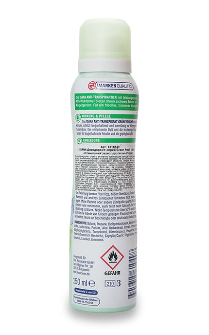 ISANA-Дезодорант-спрей Isana Green Fresh-4305615610498