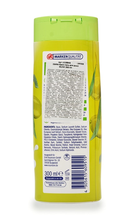 ISANA-Крем-гель для душа Isana Olive-4305615609515