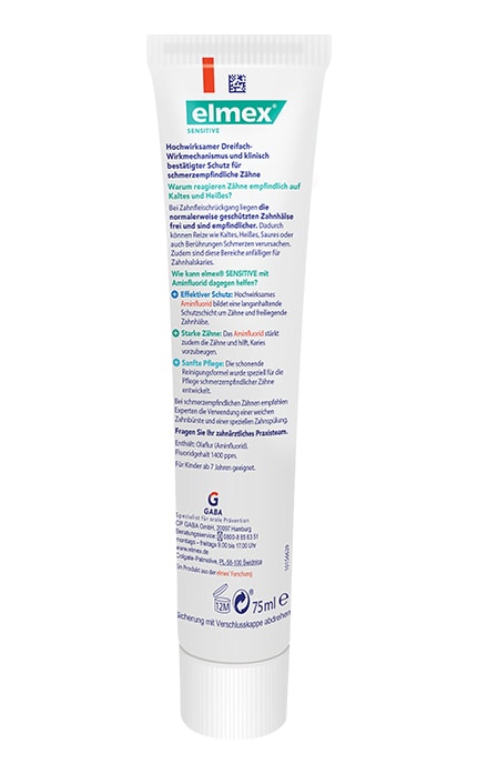 ELMEX- Зубная паста Elmex Сенситив Плюс для чувствительных зубов-7610108059249