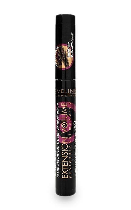 EVELINE-Водостійка туш для об'єму вій Eveline Cosmetics 4D Extension Volume-5907609335982