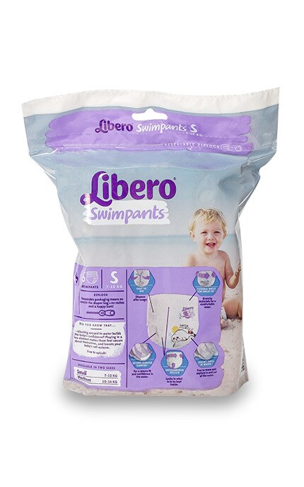 LIBERO SWIMPANTS-Подгузники-трусики для плавания Libero Swimpants Small, 7-12 кг, 6 шт.-7322540375770