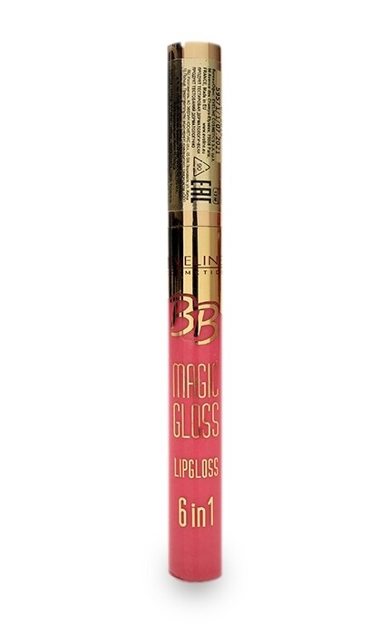 Блиск для губ Eveline BB Magic Gloss 6в1 227 Насичений рожевий 9 мл ...
