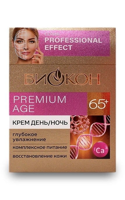 БИОКОН-Крем для лица Биокон Premium Age 65+ день/ночь-4820160037366