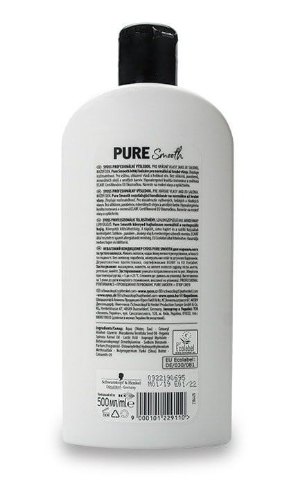 SYOSS-Кондиціонер Syoss Pure Smooth Невагомий для нормального і густого волосся-9000101229110