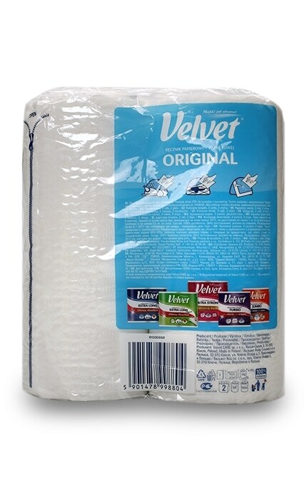 VELVET-Рушники паперові Velvet двошарові делікатні-5901478998804