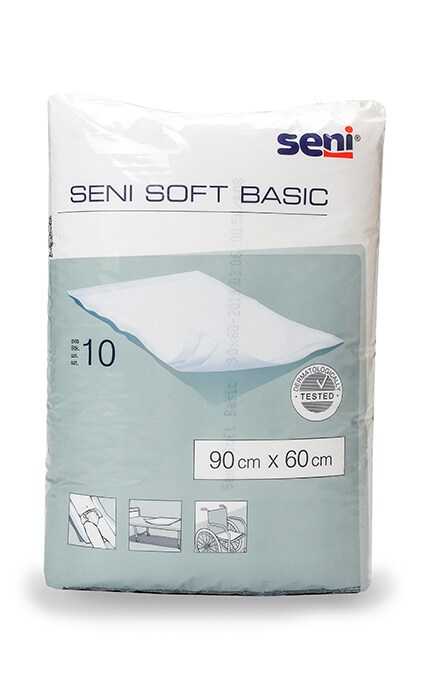 SENI-Пеленки гигиенические SENI SOFT Basic, размер 90х60 см-5900516692469