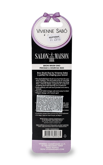 VIVIENNE SABO-Пензлик Vivienne Sabo для макіяжу брів двосторонній-3700971399765