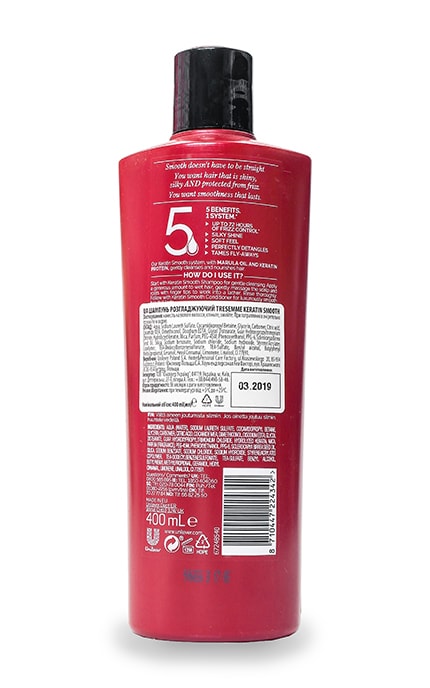 TRESEMME-Шампунь Tresemme Keratin Smooth Разглаживающий-8710447224342