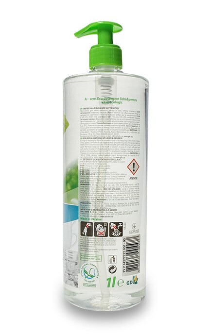 ASENS ECO-Жидкость для мытья посуды A-sens Eco Экологичная-4820167004477