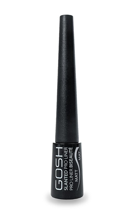 GOSH-Подводка для глаз Gosh Slanted Pro Liner, Matte Black 002-5711914143350