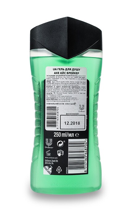AXE-Гель для душа Axe Ice Breaking для мужчин-8717163648704