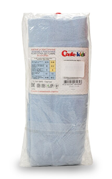 CONTE KIDS-Колготки детские Conte-kids Soft-tiki светло-голубые (р. 80-86)-4810226184646
