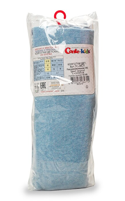CONTE KIDS-Колготки дитячі Conte-kids Soft-tiki світло-блакитні (р. 92-98) -4810226184714