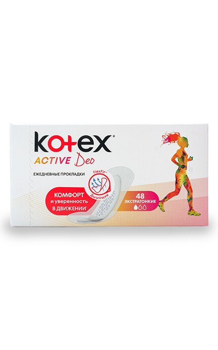 KOTEX-Щоденні прокладки Kotex Active Deo Екстра тонкі-5029053547886