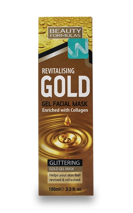 BEAUTY FORMULAS-Маска для лица Beauty Formulas Gold Гелевая-5012251012898