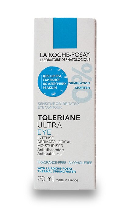 LA ROCHE-POSAY-Заспокійливий зволожуючий засіб для контуру очей La Roche-Posay Toleriane Ultra Eye Cream-3337872419522