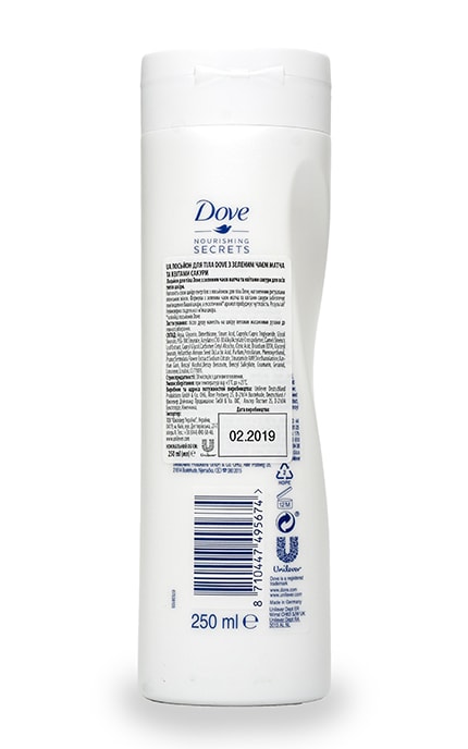 DOVE-Лосьйон для тіла Dove Зелений чай матча-8710447495674