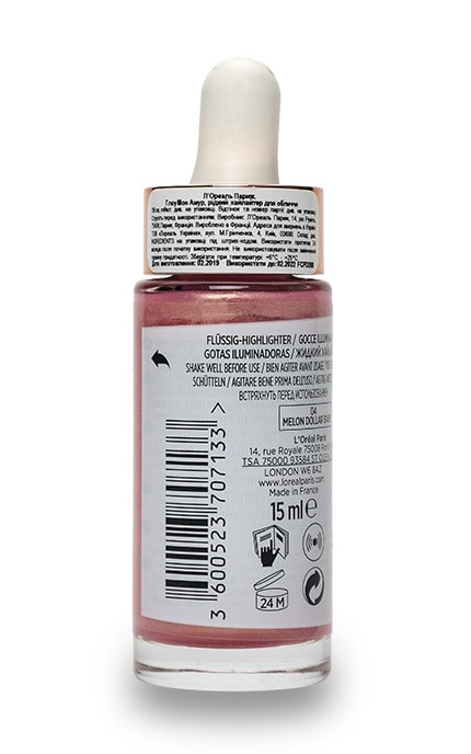L'OREAL PARIS-Хайлайтер L'Oreal Glow Mon Amour оттенок 04-3600523707133